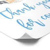 Blue Halloween Little Boo Danke, dass du gekommen  Poster (Ecke)