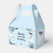Blue Halloween Spooky Ghost Geschenkschachtel (Rückseite)