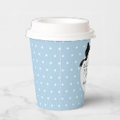 Blue Halloween Theme Baby Boo Dusche Pappbecher (Rechts)