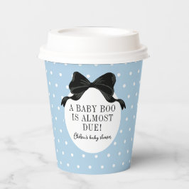 Blue Halloween Theme Baby Boo Dusche Pappbecher