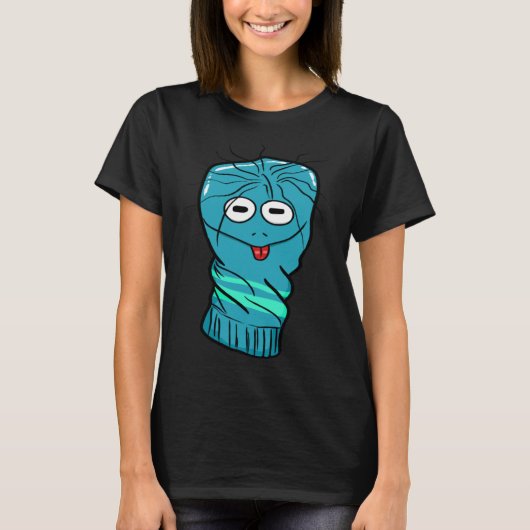 Blue Hand Puppet T-Shirt (Vorderseite)