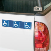 Blue Handicap Sign Autoaufkleber (Auf Lkw)