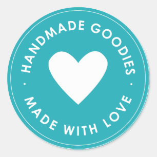 Blue Handmade Goodies Sticker