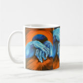 Blue-Hands-Kunstdesignerin Tasse (Links)