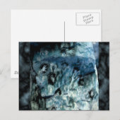 Blue Hands Postkarte (Vorne/Hinten)