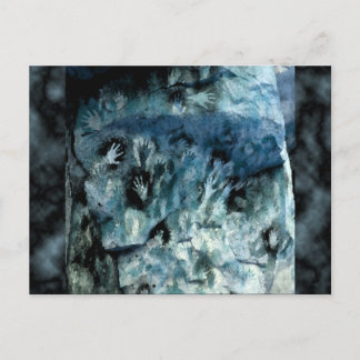 Blue Hands Postkarte