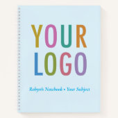 Blue Handwriting Practice Notebook Custom Logo Notizblock (Vorderseite)