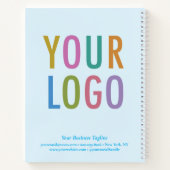 Blue Handwriting Practice Notebook Custom Logo Notizblock (Rückseite)