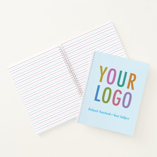 Blue Handwriting Practice Notebook Custom Logo Notizblock (Innenseite)