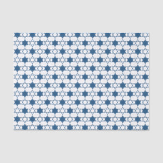 Blue Hanukkah Stars von David Holiday Geschenkwrap Seidenpapier
