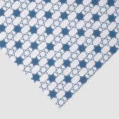 Blue Hanukkah Stars von David Holiday Geschenkwrap Seidenpapier (Ausschnitt)