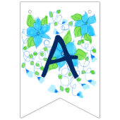 Blue Happy Birthday Banner (Dritte Fahne)