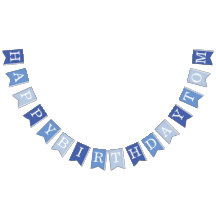 Blue Happy Geburtstag 3 Buchstabe Name Boy Man Tom