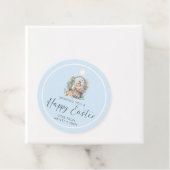 Blue Happy Oaster Bunny Geschenkanhänger (Beispiel)