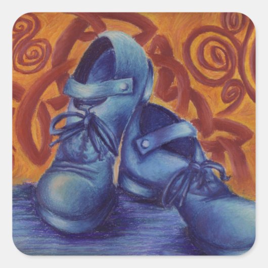 Blue Hard Shoes Sticker (Vorderseite)