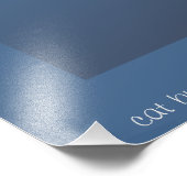 Blue Hare Fotodruck (Ecke)