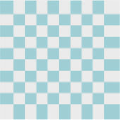 Blue Harmony Checkerboard Aufkleber (Vorderseite)