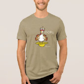BLUE HAT GREEN HAT RED HAT OOPS Sandra Boynton Tri-Blend Shirt (Vorderseite)