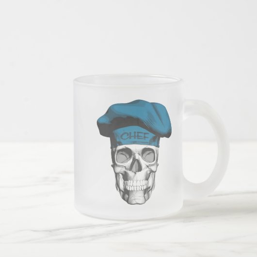 Blue Hat Koch Skull Mattglastasse (Rechts)