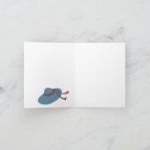 Blue Hat Note Card Karte (Innenseite)