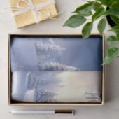 Blue Hat Snowman Christmas Tree Holiday Seidenpapier (Geschenk)