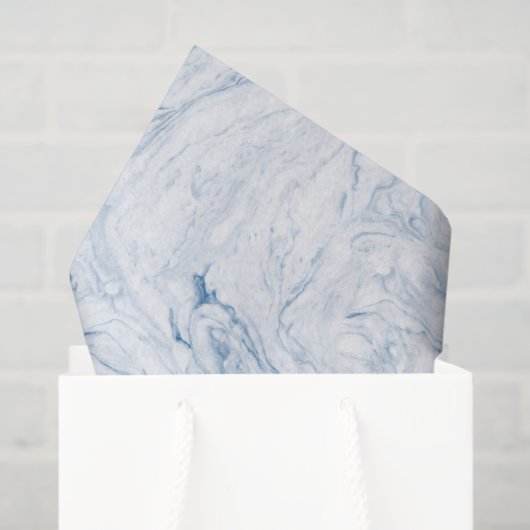 Blue Haven Marble Seidenpapier (Geschenktüte)