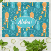 Blue Hawaii and Tropical Itch Geschirrtuch (Gefaltet)