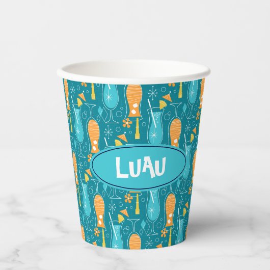 Blue Hawaii and Tropical Itch Pappbecher (Vorderseite)