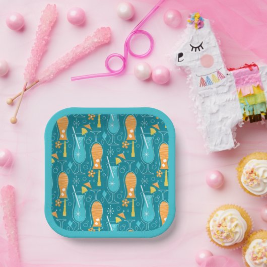 Blue Hawaii and Tropical Itch Pappteller (Party)