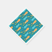 Blue Hawaii and Tropical Itch Serviette (Ecke)