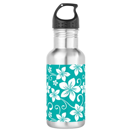 BLUE HAWAII (AQUAMARIN) EDELSTAHLFLASCHE (Vorderseite)
