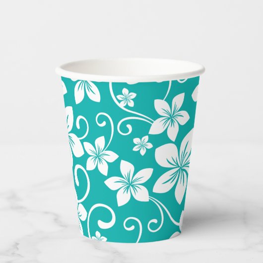 BLUE HAWAII (AQUAMARIN) PAPPBECHER (Vorderseite)