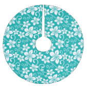 BLUE HAWAII (AQUAMARIN) POLYESTER WEIHNACHTSBAUMDECKE (Vorderseite)