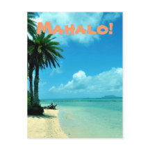 Blue Hawaii Beachpostcard