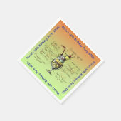 Blue Hawaii Birthday Party Serviette (Ecke)