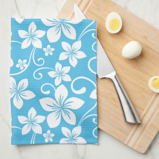 BLUE HAWAII (BLUE) GESCHIRRTUCH (Viertel Falte)