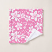 BLUE HAWAII (BUBBLEGUM PINK) BADHANDTUCH SET (Waschlappen)