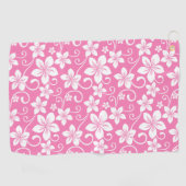 BLUE HAWAII (BUBBLEGUM PINK) GOLFHANDTUCH (Horizontal)