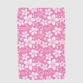 BLUE HAWAII (BUBBLEGUM PINK) GOLFHANDTUCH (Vorderseite)