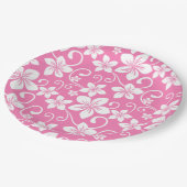 BLUE HAWAII (BUBBLEGUM PINK) PAPPTELLER (Schrägansicht)