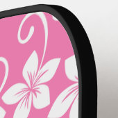 BLUE HAWAII (BUBBLEGUM PINK) PICKLEBALL PADDLE (Linke Seite)
