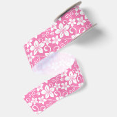 BLUE HAWAII (BUBBLEGUM PINK) SATINBAND (Rückseite)