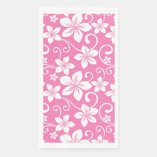 BLUE HAWAII (BUBBLEGUM PINK) SERVIETTE (Vorderseite)