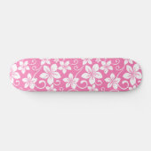 BLUE HAWAII (BUBBLEGUM PINK) SKATEBOARD (Horizontal)