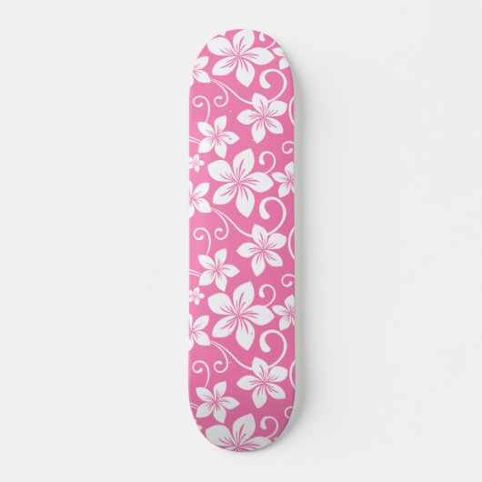 BLUE HAWAII (BUBBLEGUM PINK) SKATEBOARD (Vorne)