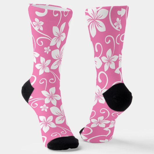 BLUE HAWAII (BUBBLEGUM PINK) SOCKEN (Gewinkelt)
