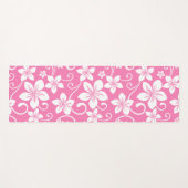 BLUE HAWAII (BUBBLEGUM PINK) YOGAMATTE (Vorderseite (Horizontal))