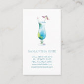 Blue Hawaii Coastal Modern Visitenkarte (Vorderseite)