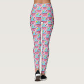 Blue Hawaii CUPCAKE Leggings (Rückseite)
