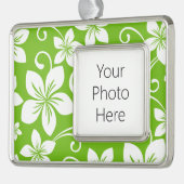 BLUE HAWAII (LIMON) Rahmen-Ornament SILBER (Links)